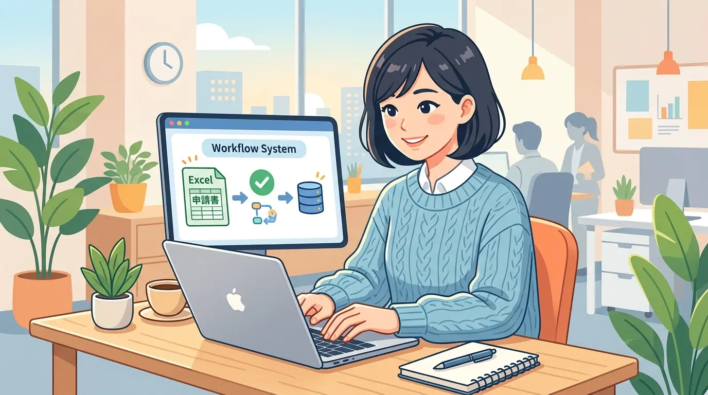 【情報システム部門向け】Excel申請書をそのまま活かすワークフロー移行の7ステップ｜棚卸しから本番運用まで